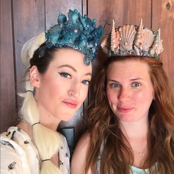 Blue Handmade Mermaid Crown 🧜🏻‍♀️ - Picture 6 of 8